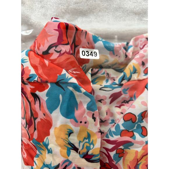 JADE MELODY TAM Beautiful Floral Maxi Dress Short Sleeve V-Neck Womens Medium XC - Picture 13 of 13